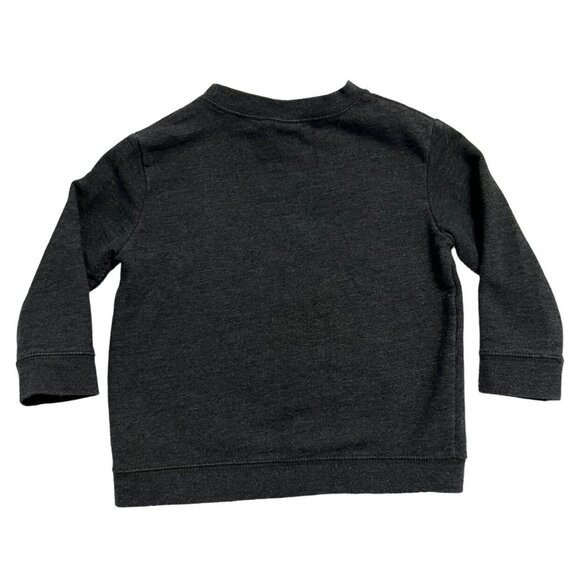 Circo 24m Grey Skull & Crossbones Pullover Sweatshirt - Picture 3 of 4